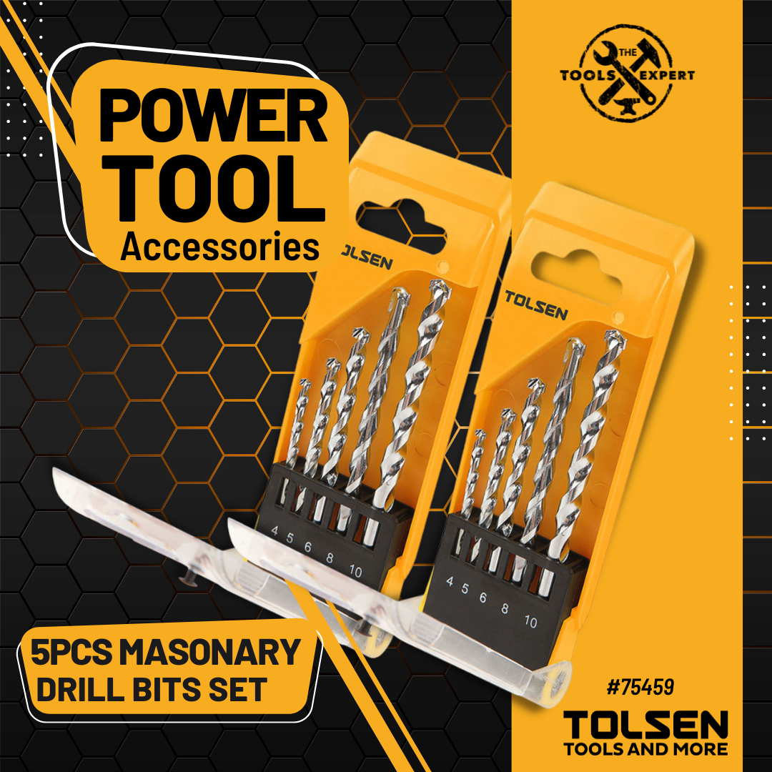 5pcs Masonary Drill Bits Set