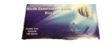 BLUE NITRILE EXAMINATION GLOVE POWDER FREE 100 PCS / BOX