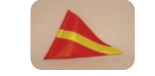 BUGGY WHIP FLAG — RED