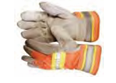 PIONEER SAFETY® 2.5 CHROME LEATHER WITH REFLECTIVE TAPE BACK