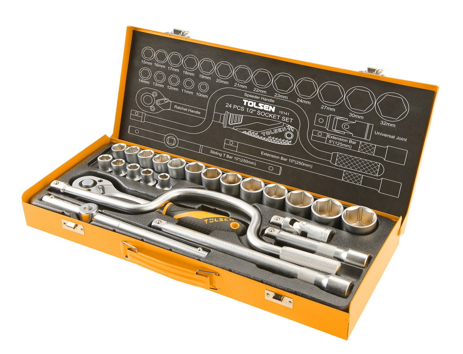 Combination Spanner Set 14pc