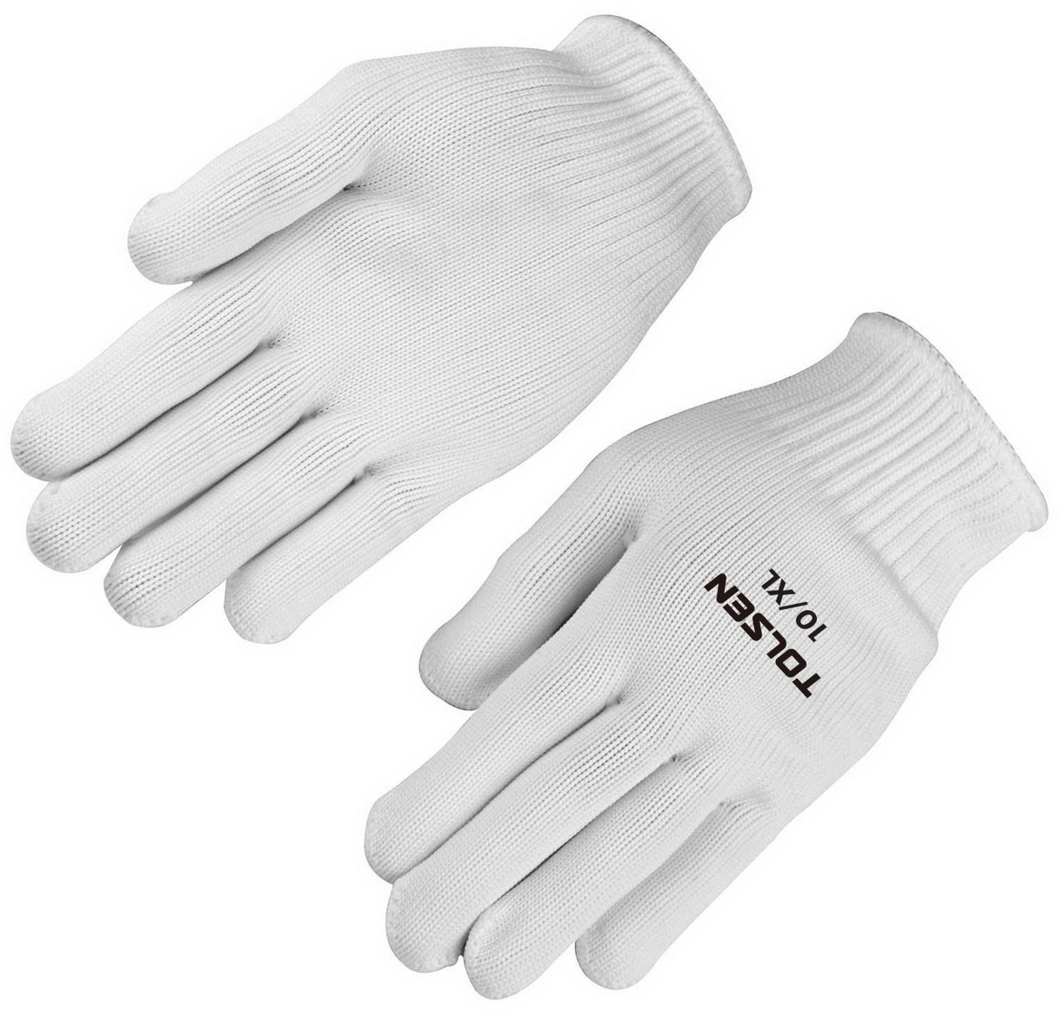 Cotton Knit Work Gloves Grey