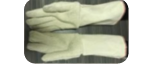 DOUBLE TOWELLING GLOVE 40cm CANVAS CUFF