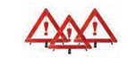 EMERGENCY WARNING TRIANGLE — STEEL