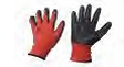 GO-WORK RED NITRILE PALM DIPPED GLOVE