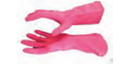 PINK PVC HOUSEHOLD GLOVE