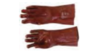 PIONEER® BROWN PVC 35cm OPEN CUFF TERRY PALM