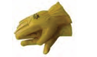 PIONEER TOUGH™ VIP GOLD GRAIN LEATHER REINFORCED PALM WRIST SUPERSOFT