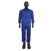 Royal Blue Poly Cotton Conti Suits