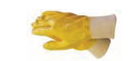 YELLOW NITRILE FULLY DIPPED KNIT WRIST
