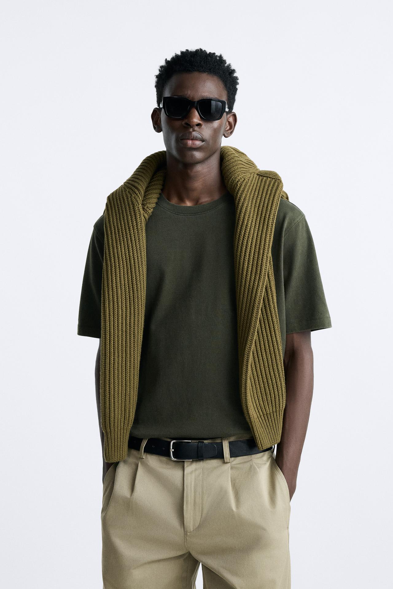 Camiseta manga curta heavy Dark-green - Image 1