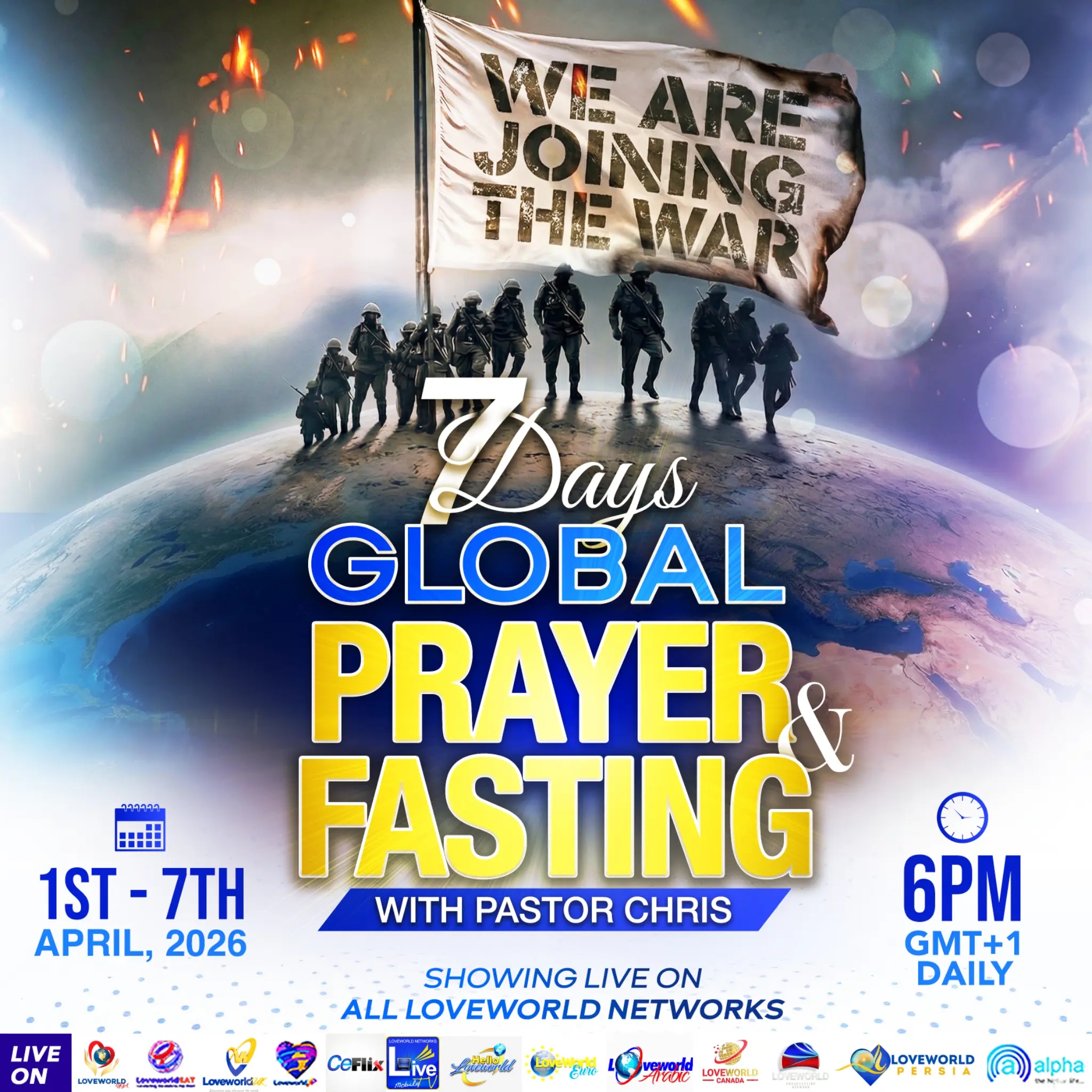🎬 Watch Party: DAY 3 ||7 DAYS GLOBAL PRAYER AND FASTING WITH PASTOR CHRIS