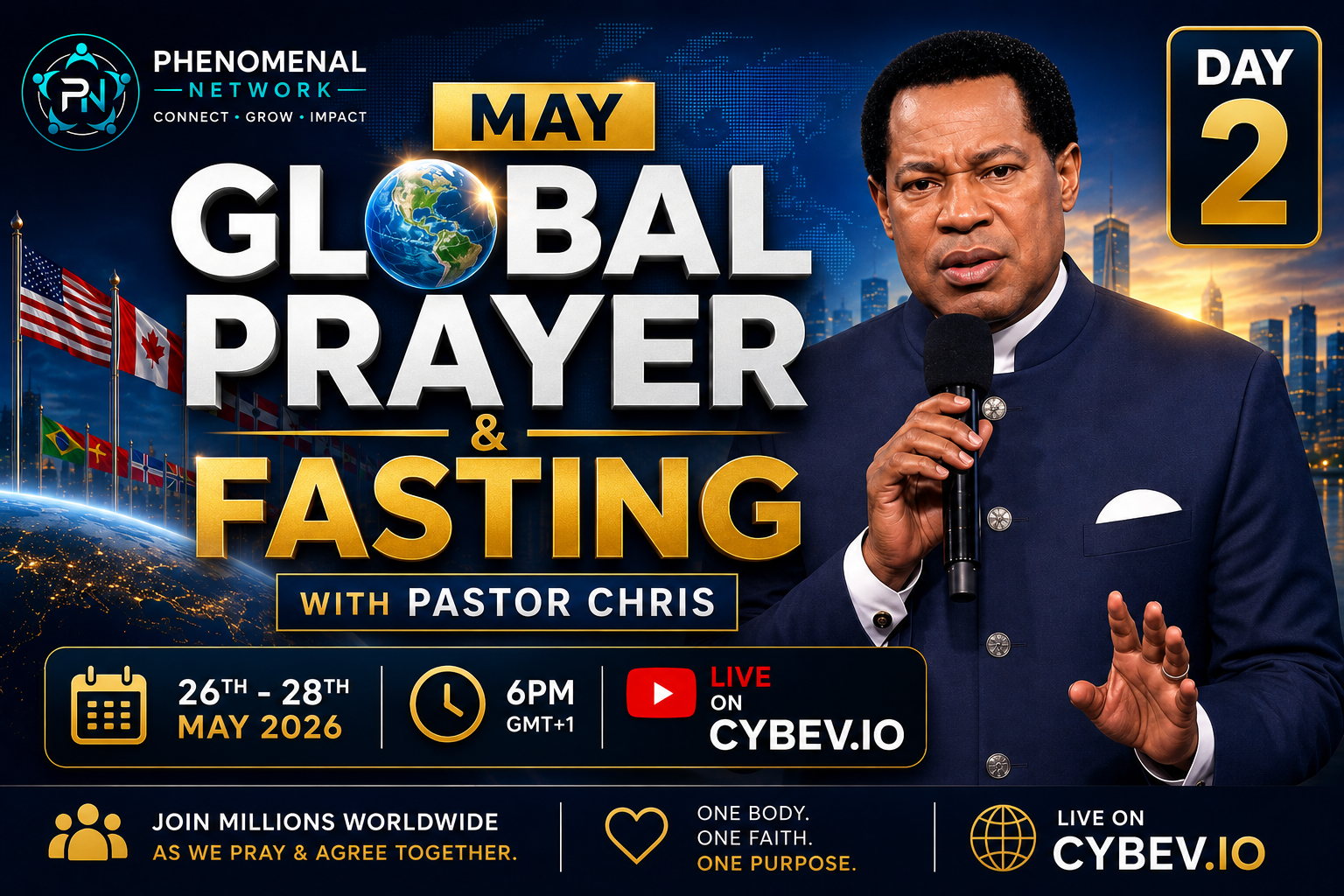 ๐ MAY GLOBAL PRAYER & FASTING โ DAY 2