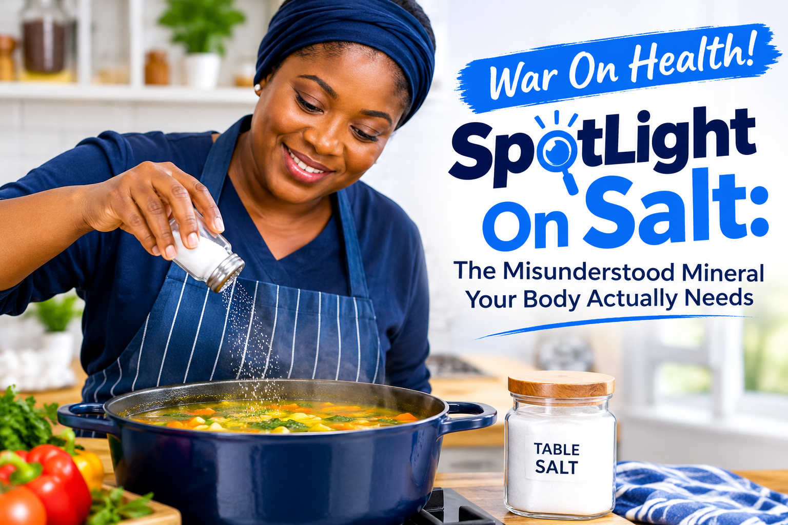War On Health! SpotLight On Salt: The Misunderstood Mineral Your Body Actually Needs