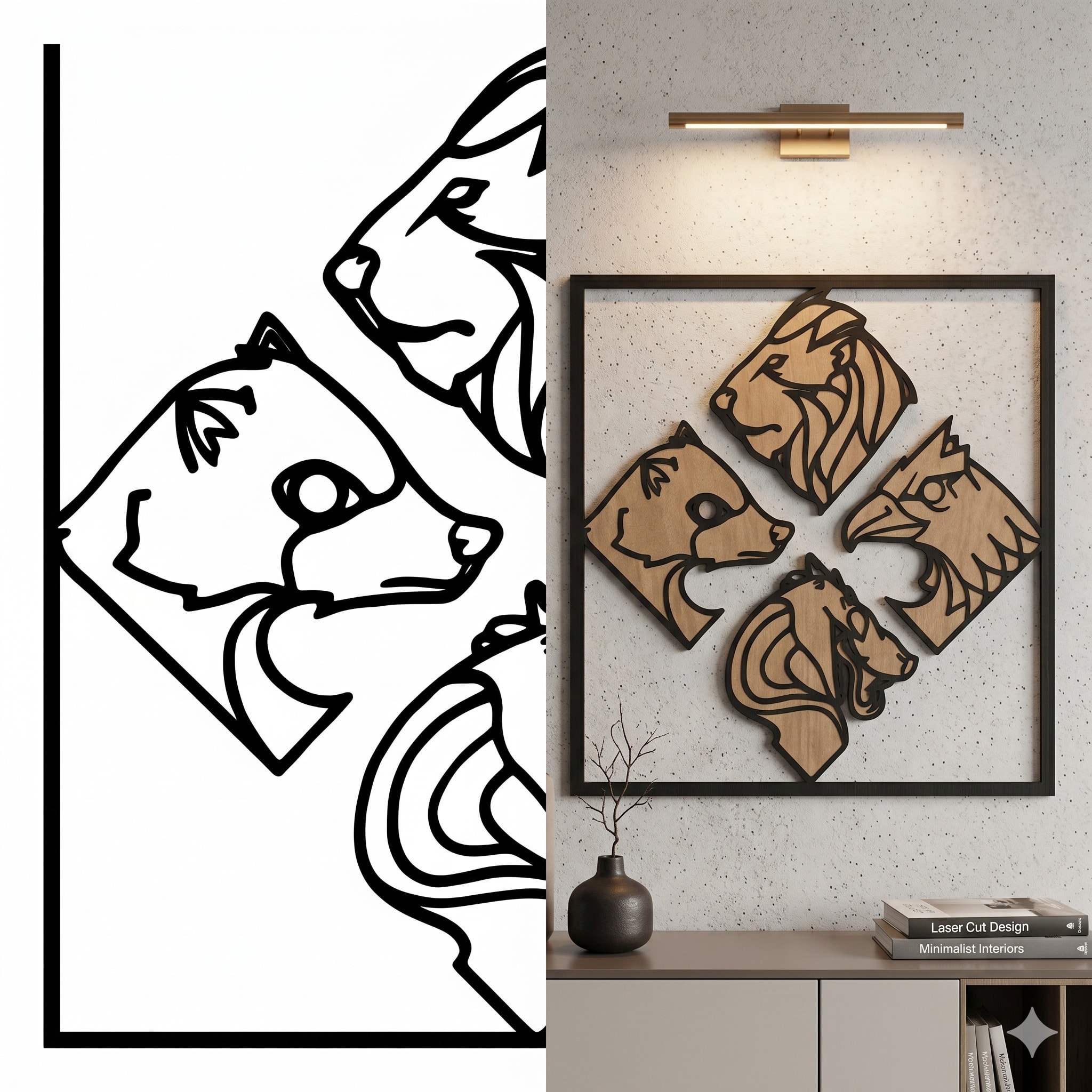 Quadro Mascotes