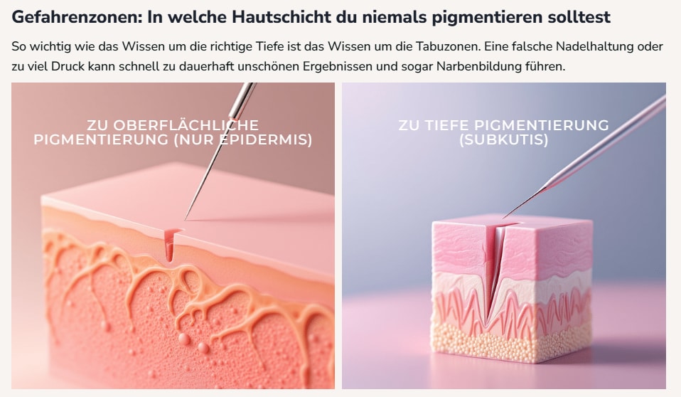 A skin anatomy lesson visual from the LamidiBeauty platform