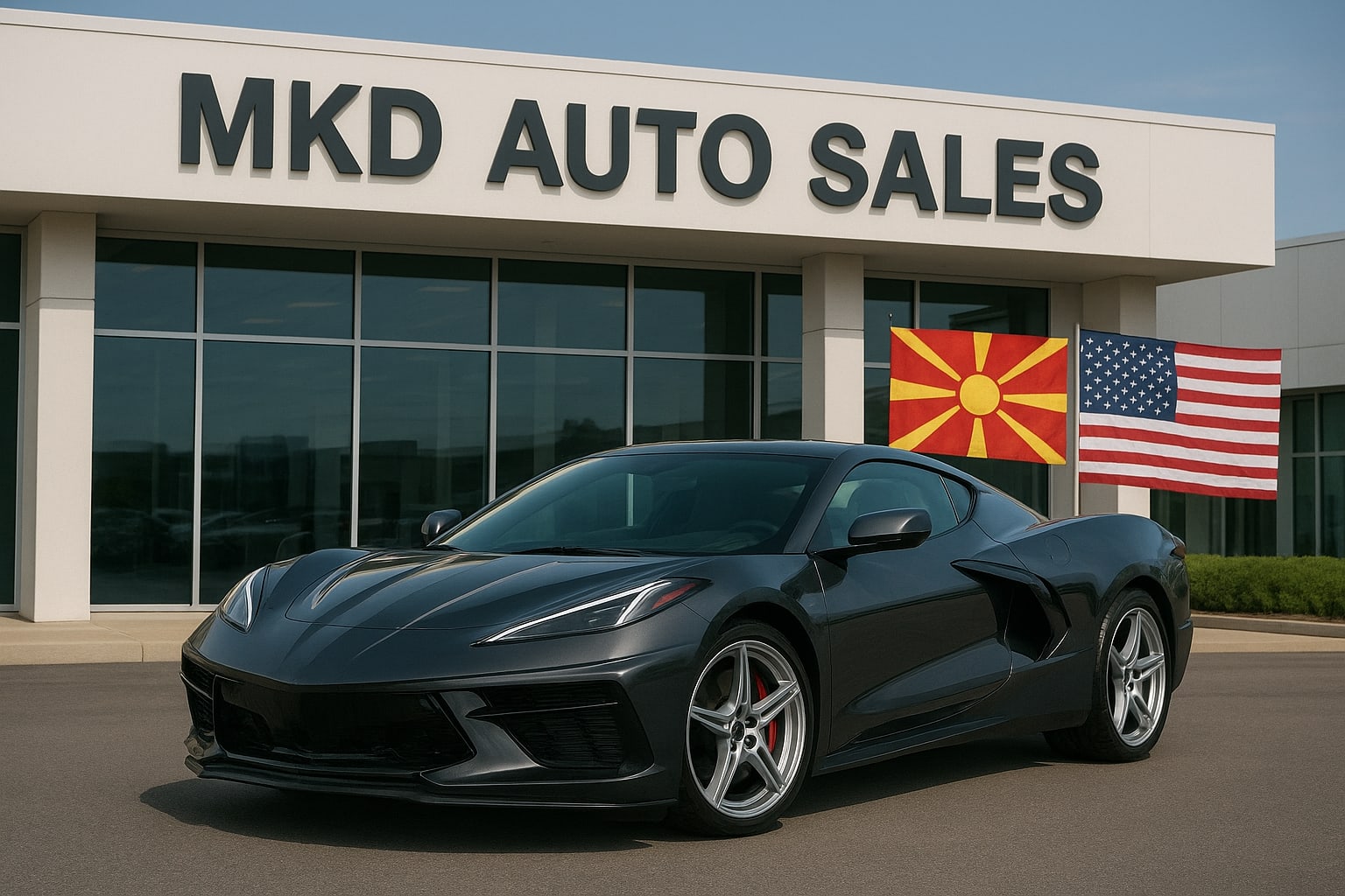 Premium used cars background