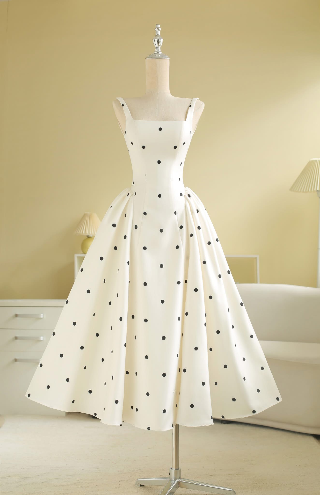 Vintage polka dots dress