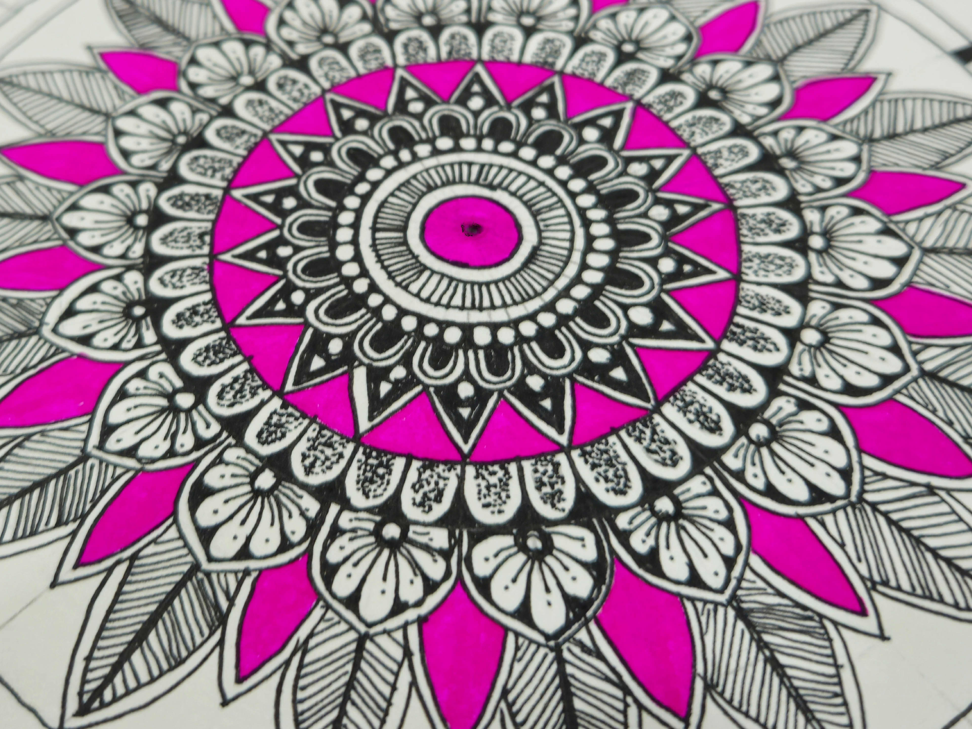 Mandala class at Kaladhaara Art Studio in Delhi