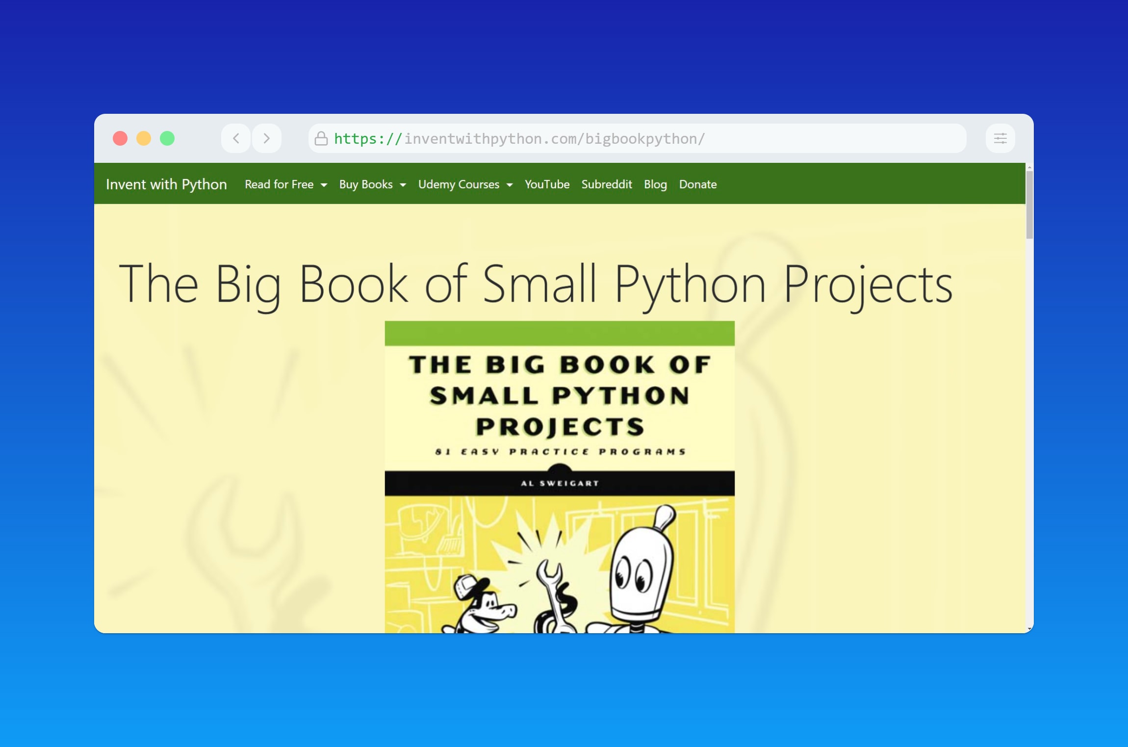 The Big Book of Small Python Projects