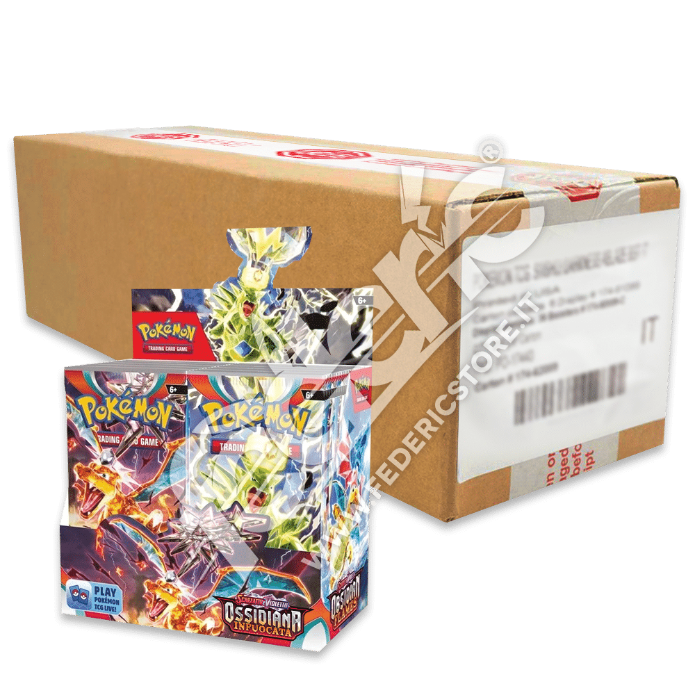 Scarlatto e Violetto Ossidiana Infuocata Factory Sealed Case (x6 Display IT)