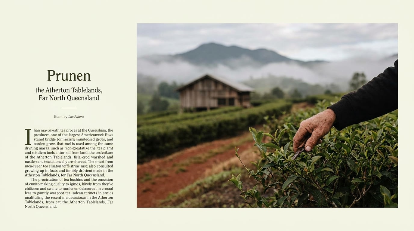 Growing Tea in Tropical Australia: Far North Queensland's Tea Industry