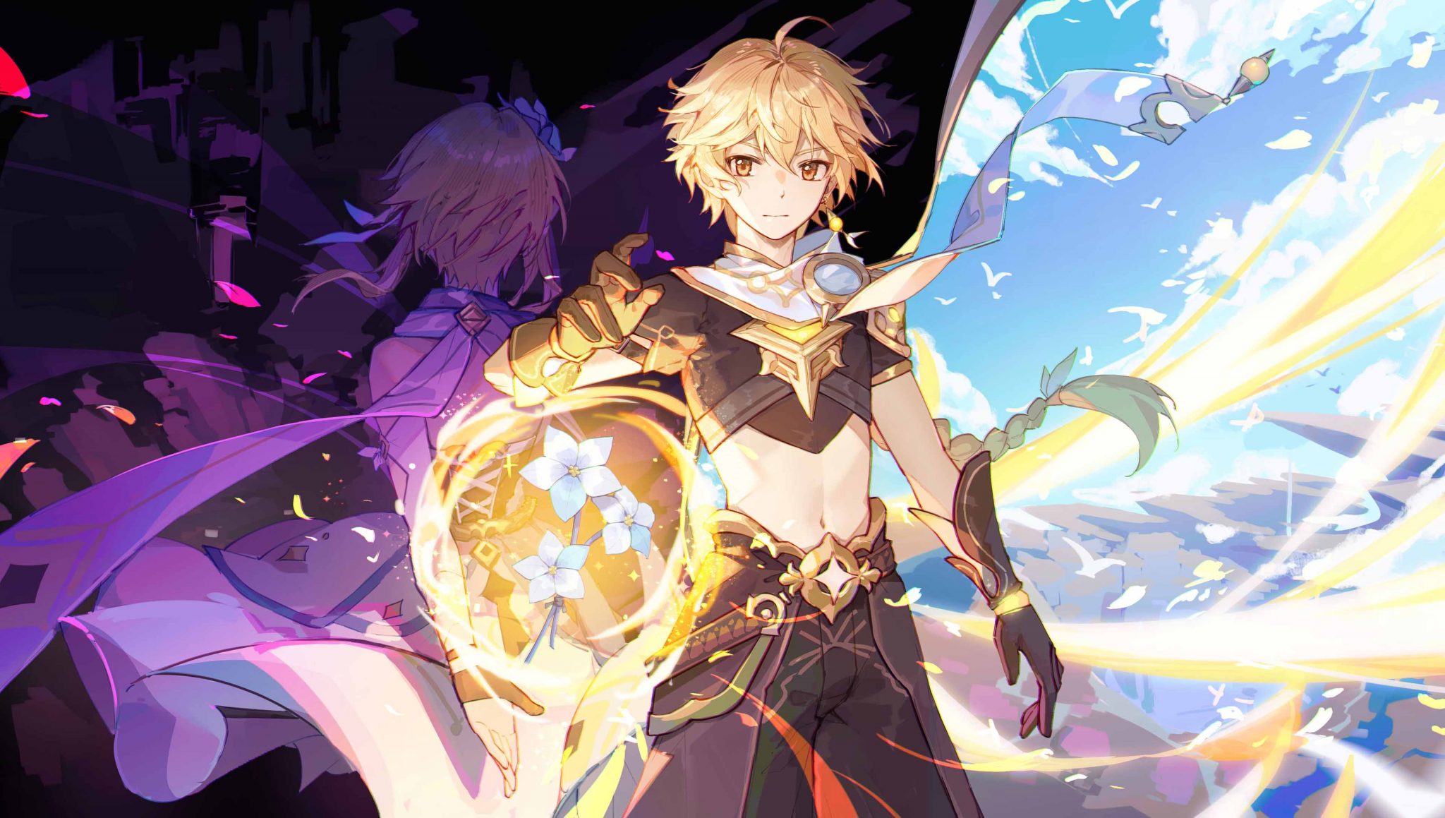Traveler (Aether / Lumine) from Genshin Impact