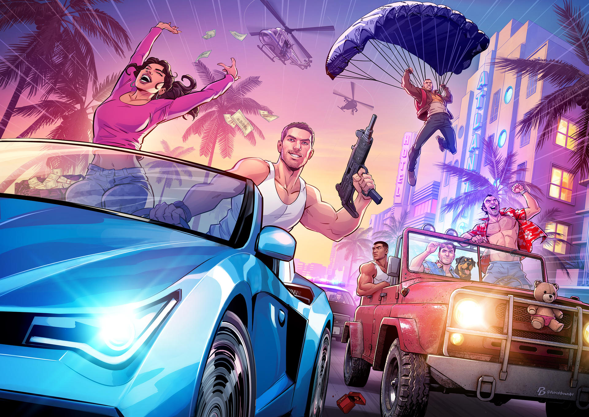 Grand Theft Auto V concept art 2