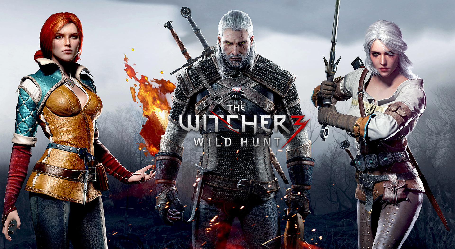 The Witcher 3: Wild Hunt official cover art