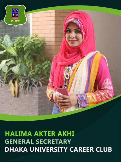 Halima Akhter Ankhi - General Secretary-Dhaka University Career Club