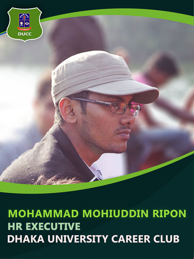 Mohammad Mohiuddin Ripon - Executive-Dhaka University Career Club