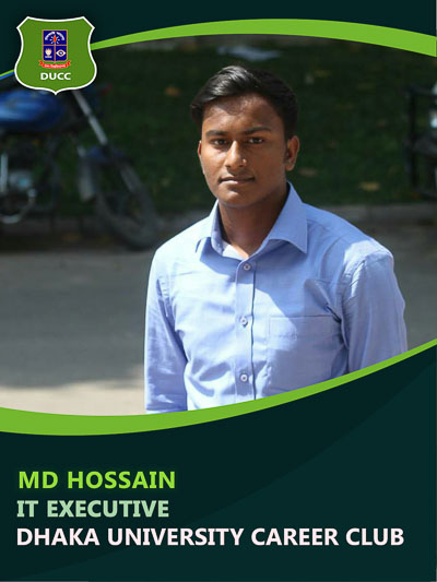 Md Hossain - Executive-Dhaka University Career Club