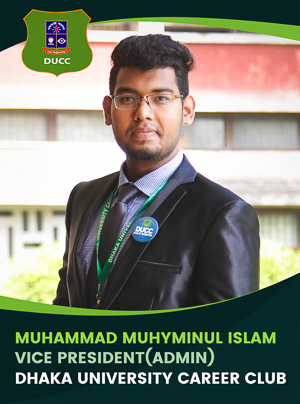 Muhammad Muhyminul Islam - Vice President (Admin) - DUCC - 2017-18