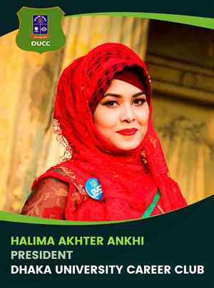 Halima Akhter Ankhi - President - DUCC - 2017-18