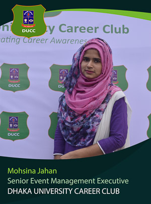 Mohsina Jahan - Senior Executive - DUCC - 2017-18