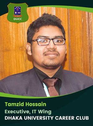 Tamzid Hossain - Executive - DUCC - 2017-18