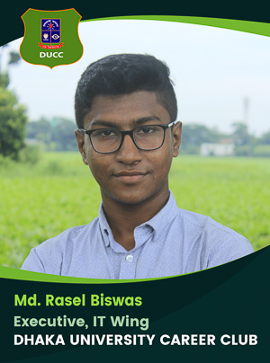 Md. Rasel Biswas - Executive - DUCC - 2017-18