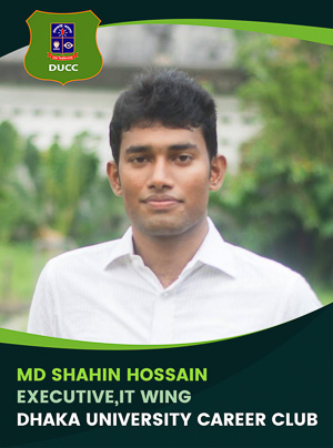 Md Shahin Hossain - Executive - DUCC - 2017-18