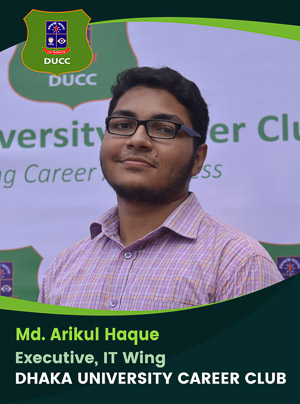 Md. Arikul Haque - Executive - DUCC - 2017-18
