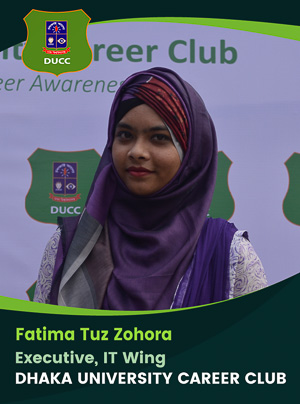 Fatima Tuz Zohora - Executive - DUCC - 2017-18
