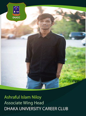 Ashraful Islam Niloy - Associate Wing Head - DUCC - 2017-18