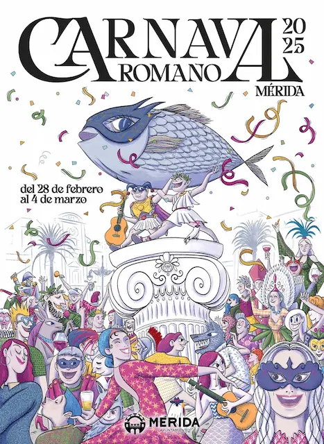 Imagen del Carnaval Romano de Mérida