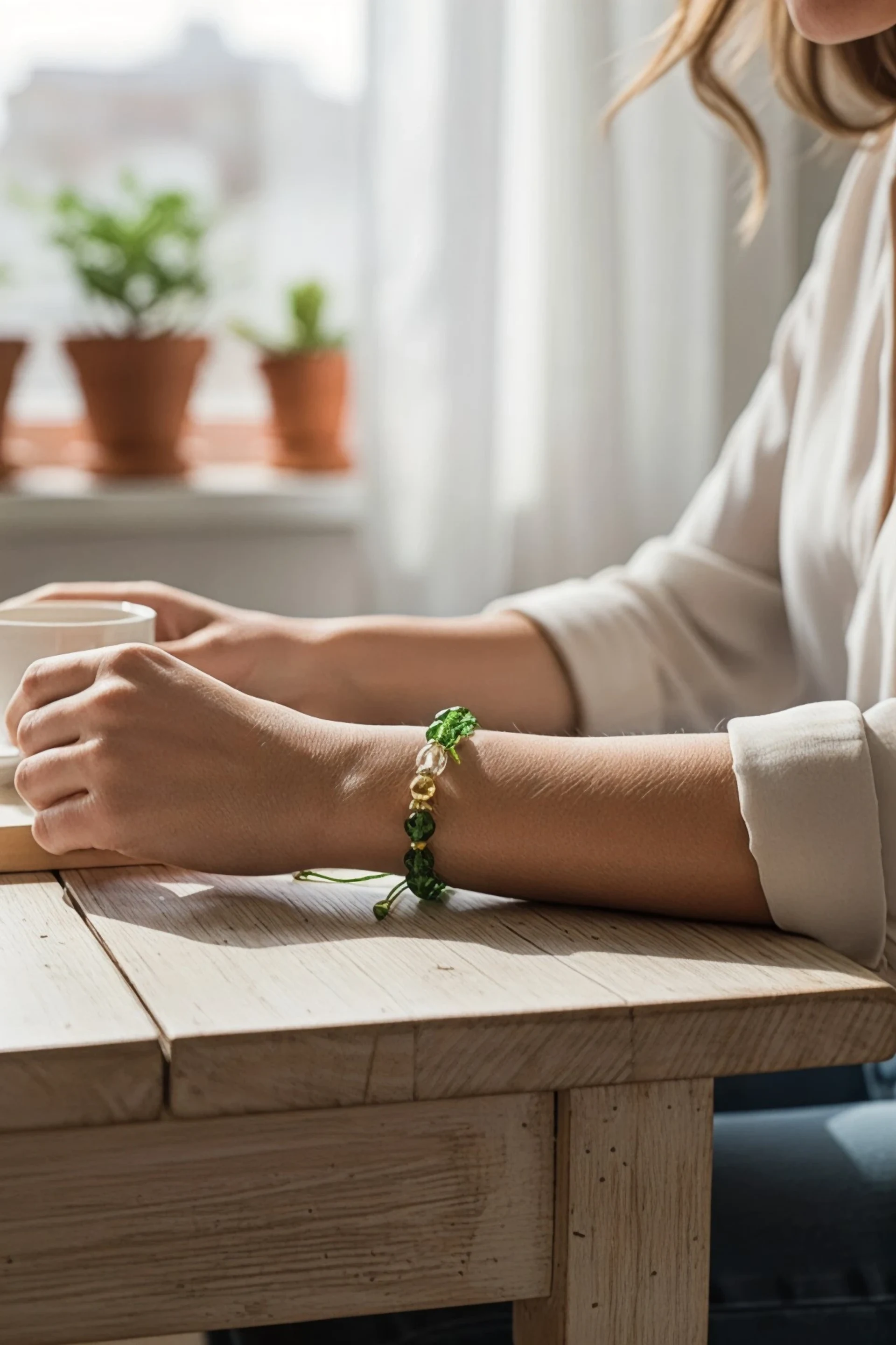 Pulsera pepa verde - imagen 3