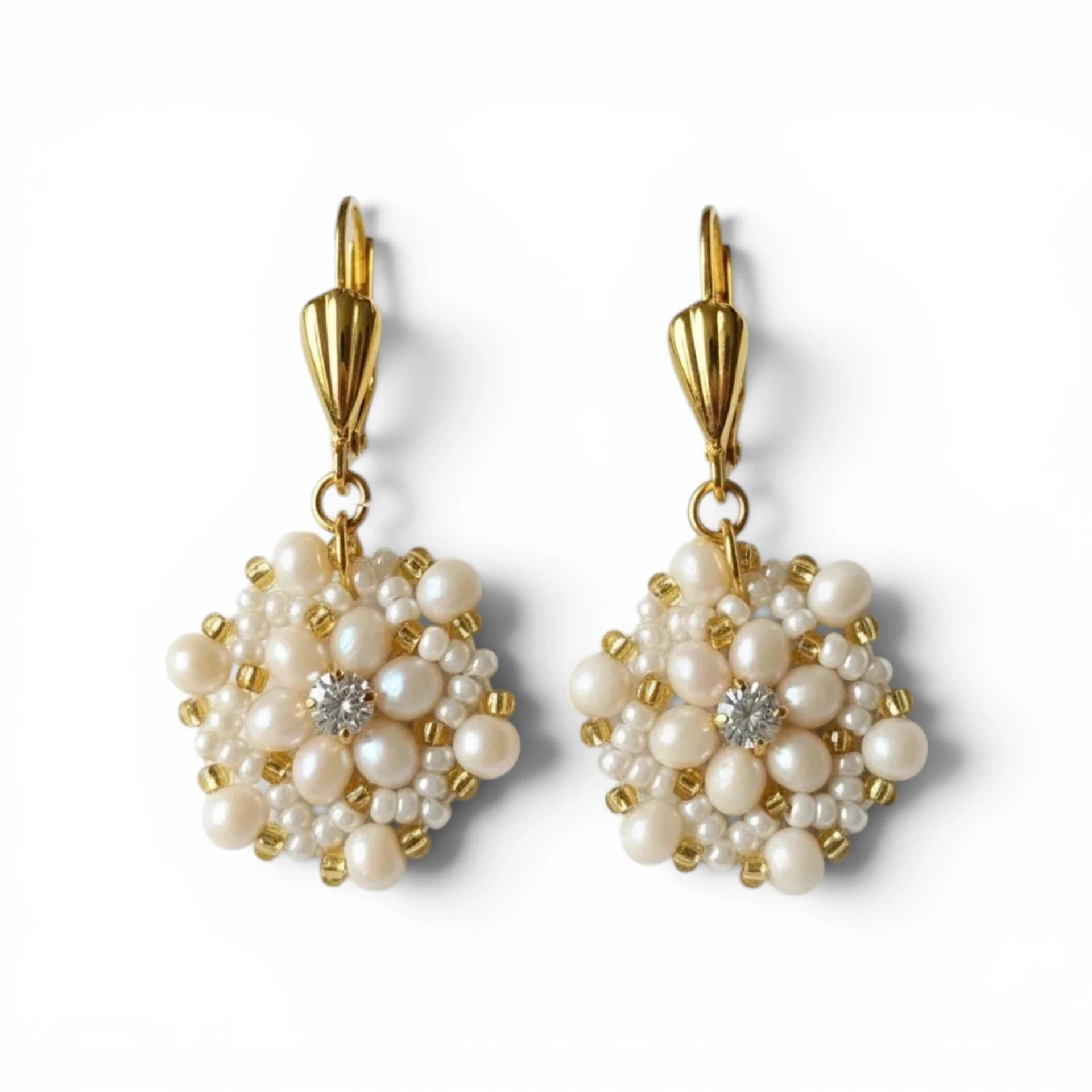 Arete pepa blanca