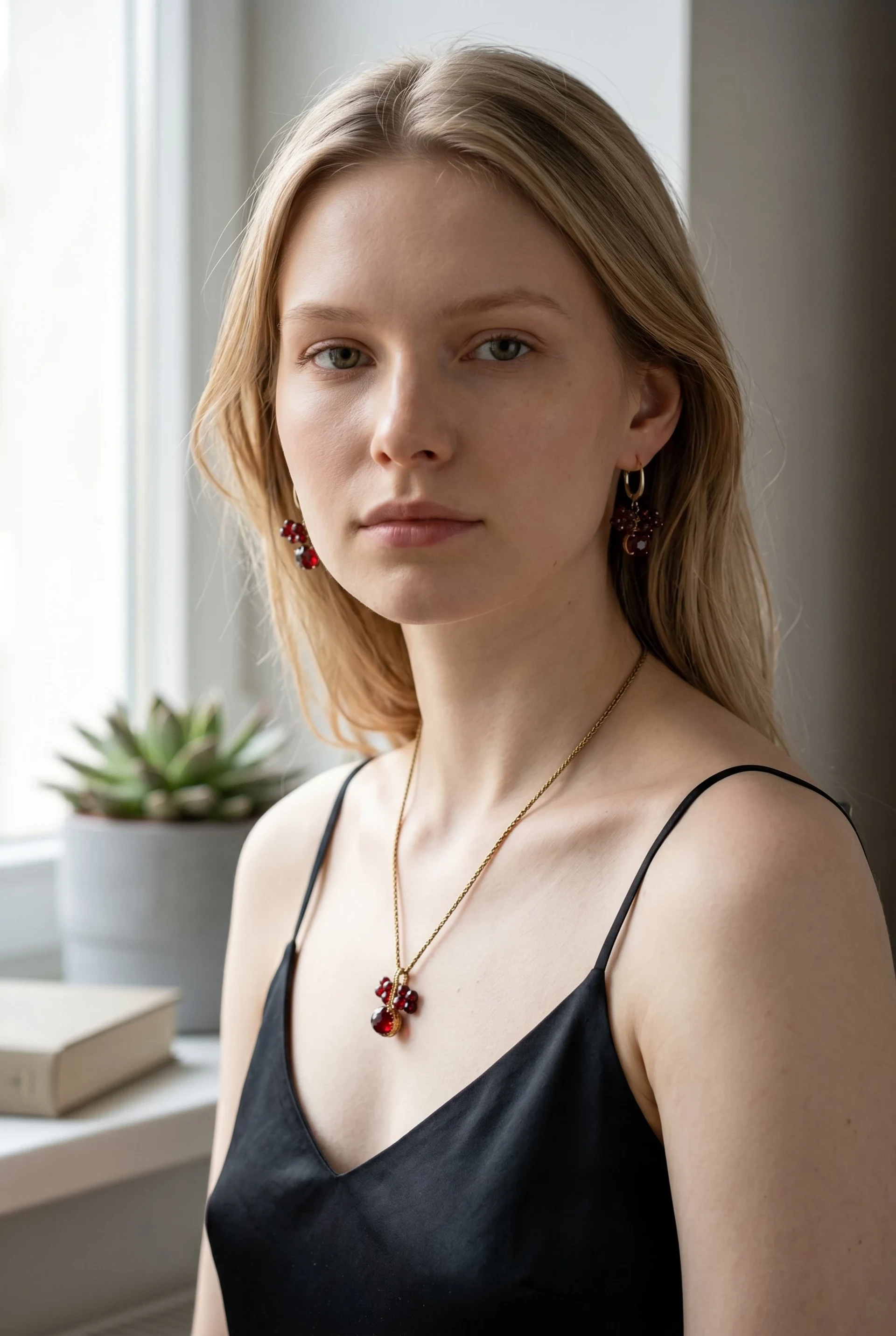 Collar y arete - imagen 2