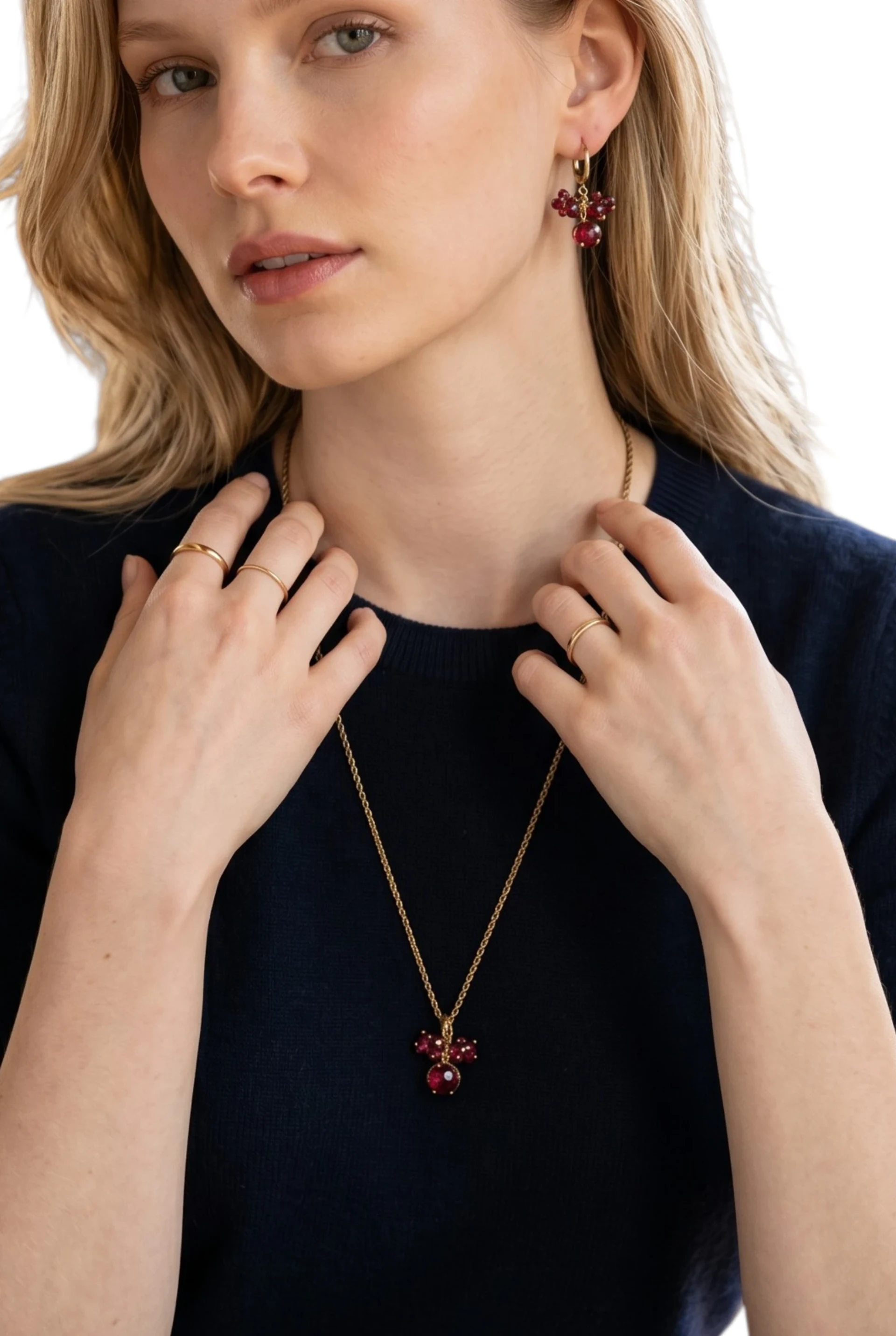 Collar y arete - imagen 3