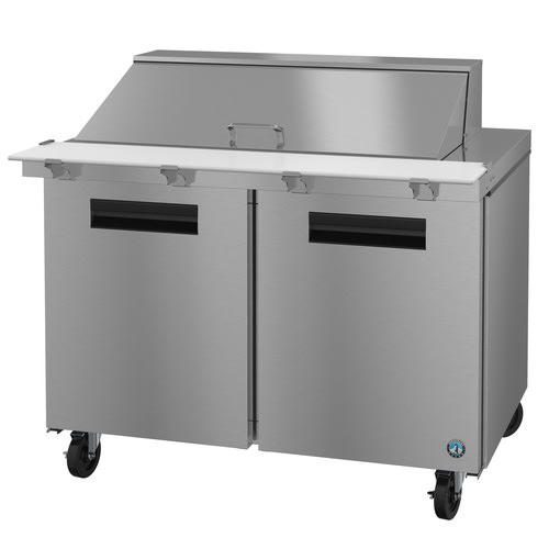 Hoshizaki SR48B-18M Steelheart B Series 48" 2 Door Mega Top Stainless Steel Refrigerated Sandwich Prep Table