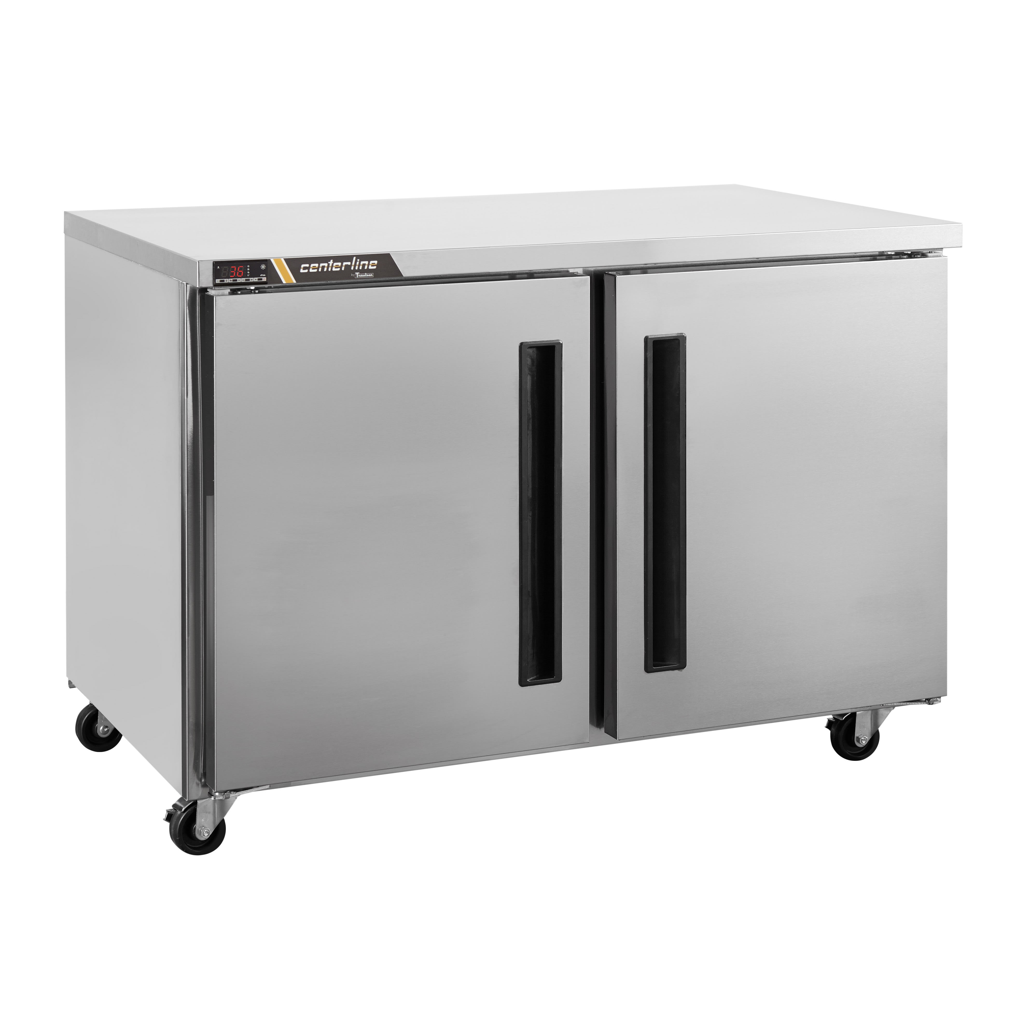 Traulsen CLUC-60F-SD-RR C-Series 60" 2 Solid Door Undercounter Freezer, Right/Right-Hinged