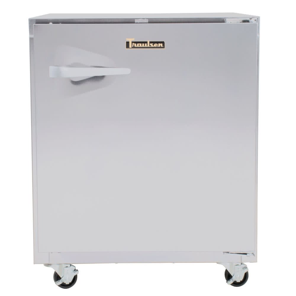 Traulsen UHT27-L Dealer's Choice 27" 1 Solid Door Undercounter Refrigerator, Left-Hinged
