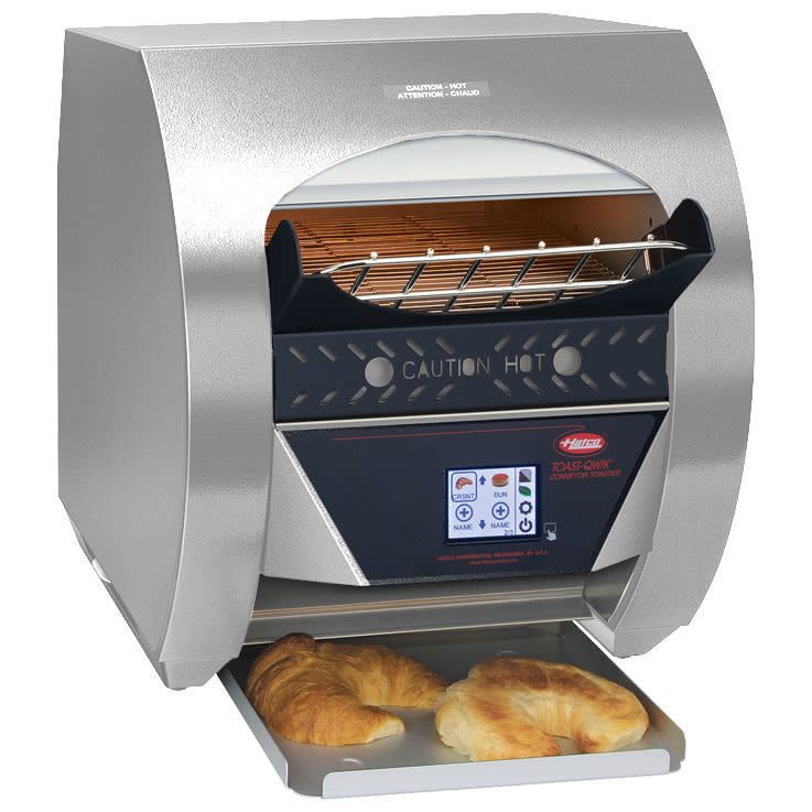 Hatco TQ3-400 Toast-Qwik® Stainless Steel Conveyor Toaster with 2" Opening, 120V